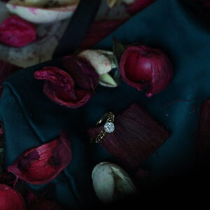 Tiara Solitaire look ring