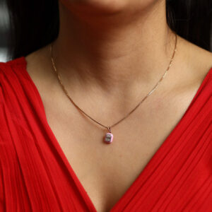 Pink it off Pendant w/o chain