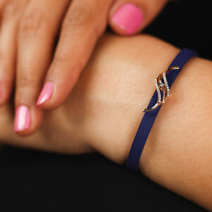 Twisty leather bracelet